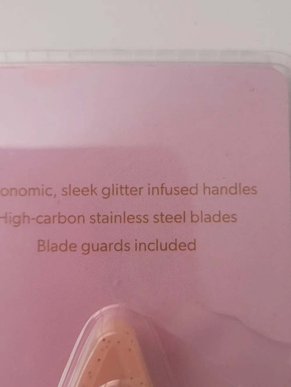 Paris Hilton 2 Pc Cutlery Knife Set Chef Santoku Blush Pink Gold Fairy Glitter